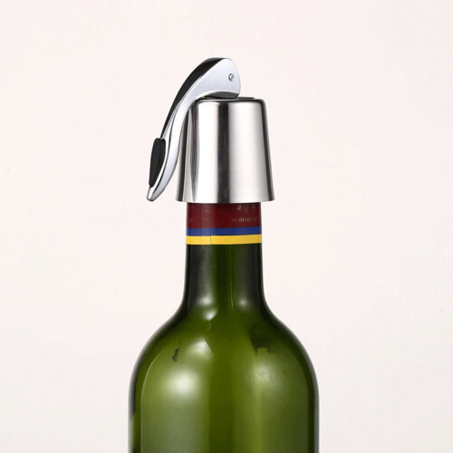 Bouchons de bouteille de vin en acier inoxydable (2 pièces) 1