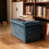Collapsible Storage Ottoman Bench Velvet Quilted Foldable 76x38x38cm 2