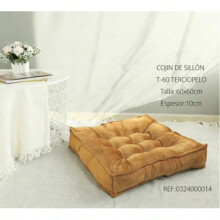 Nederlands fluwelen vloerkussen 60x60x10cm voor tatamibank of vensterbank