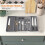 Silverware Drawer Organizer Adjustable Large Capacity 6