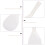 Rice Cooker Spoon Set White 4 Pcs 8