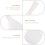 Rice Cooker Spoon Set White 4 Pcs 6