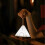 Luminária de mesa LED recarregável via USB com 6 modos. 1