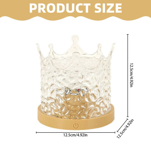 Miayilima Night Light Crown RGB16Colors con telecomando e 2