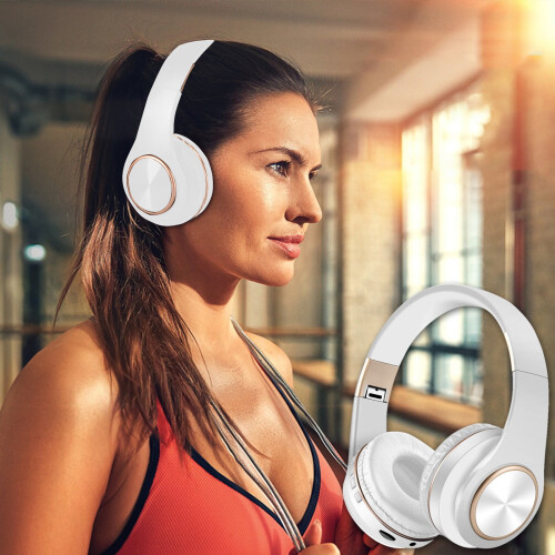 Ασύρματα ακουστικά Zeceouar Bluetooth5.1 με υπογούφερ, συμβατά με κινητές συσκευές, 1