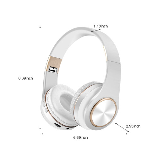 Ασύρματα ακουστικά Zeceouar Bluetooth5.1 με υπογούφερ, συμβατά με κινητές συσκευές, 2
