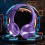 Bluetooth-hovedtelefoner med lilla ledning og gaming-headset 2