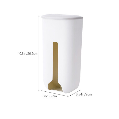 Plastic Bag Storage Box Wall-Mounted Kitchen 1 Pack 2