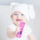 Silicone baby teething toy remote control shape 3-12 months 5