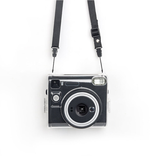 Προστατευτική διαφανής θήκη για Instax Square SQ40, σκληρό κάλυμμα κρυστάλλου με 1