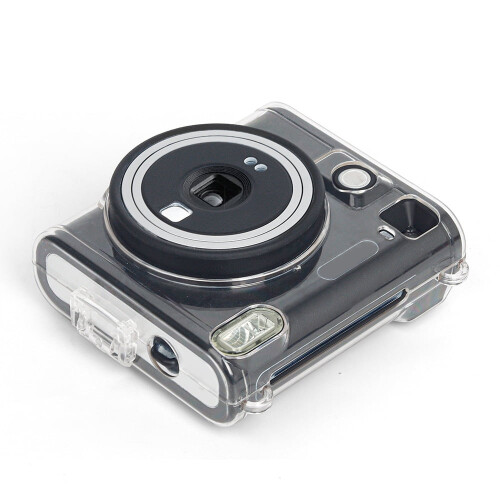 Προστατευτική διαφανής θήκη για Instax Square SQ40, σκληρό κάλυμμα κρυστάλλου με 2