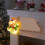 Christmas snowman window light decoration with suction cups 4