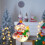 Christmas snowman window light decoration with suction cups 6