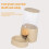 HKUKY pet self-service feeding bowl 1200ml 3