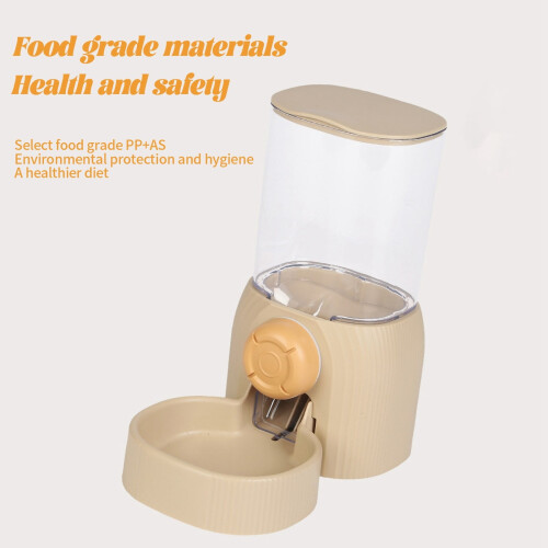 HKUKY pet self-service feeding bowl 1200ml 2