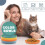 HKUKY cat feeding bowl round 4-color set 6