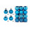 Royal Blue Christmas Ornament Ball 12 Pack 8