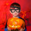 Halloween pumpkin ghost glasses kids party props 3