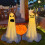 Halloween ghost yard stand outdoor decoration 6