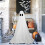 Halloween ghost stand for front yard decor 7