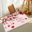 Valentine's Day carpet red love tree design 45x75 cm 4