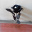 Realistic Horror Rose Artificial Flower with Eyeball Decor 8