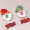 Houten kerstsneeuwpop tafeldecoratie (1 stuk) 6