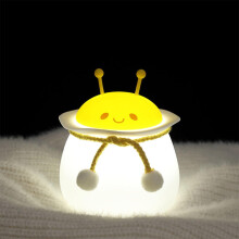 Birnenförmiges LED-Nachtlicht, 7 Farben, Silikon-Touch-Lampe mit Timer, geeignet für Kinderzimmer und Babybetten