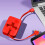 Retractable 3-in-1 Data Cable with Mirror Phone Bracket 6