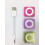 USB charging cable for iPod Shuffle 3.5mm to USB 2-pack 4