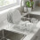 Large White Dish Drainer Durable Coated Steel Stylish Compact Kitchen Storage 3