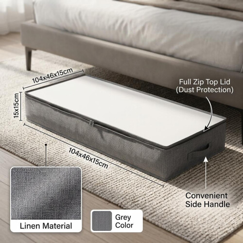 Under Bed Storage 104x46x15cm 2