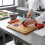 Rubber Wood Eco-Friendly Cutting Chopping Board 30 x 20 cm 5