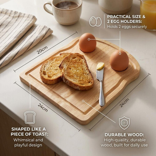Egg Breakfast Toast Board 1