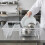 Large White Dish Drainer Durable Coated Steel Stylish Compact Kitchen Storage 5
