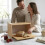 Kitchen Rubberwood Wooden Drop Front Loaf Bread Biscuit Bin Storage Container 2