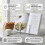 Chrome Recipe Book Cookbook Holder Tablet Stand Kitchen Rack Silver Metal Rest 2