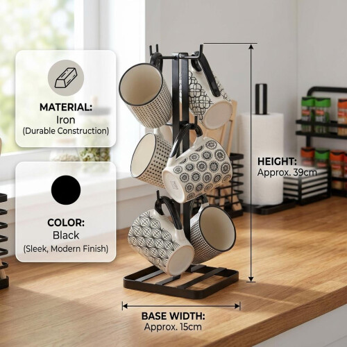 Apollo Flat Iron Mug Tree 2