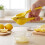 Lemon Press Yellow Metal Durable Juicer Ergonomic Easy Clean Kitchen Tool 22cm 6