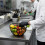 Black Flat Iron Metal Round Fruit Storage Basket Bowl Holder Kitchen Stand Rack 5