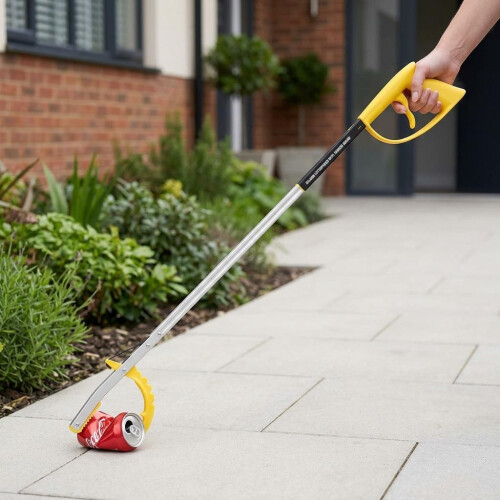 Litter Picker 80cm Grabber Stick with Trigger Guard Heavy Duty Waste Picker 2