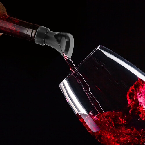 Vinluftningspipen Spritflaskpropp Återanvändbar vinflaskpropp 1