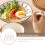 Ceramic Spoon Simple Style 6 Pcs White 4