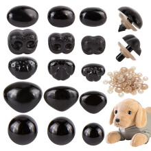 Plastic Safety Noses and Eyes for DIY Doll Toys 60 pcs 12mm