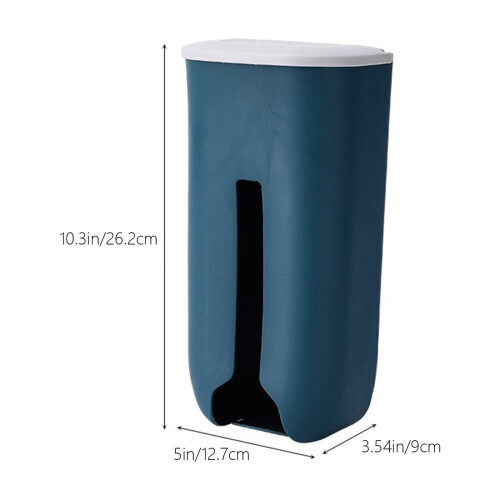 Plastic Bag Storage Box Wall-Mounted Kitchen 1 Pack 2