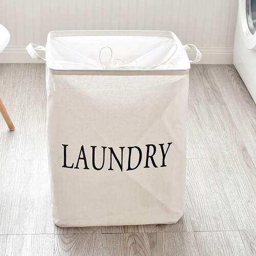 VOSS laundry basket grey square waterproof 1 pack 1