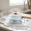 28cm Round Cake Rotating Turntable Base Icing Decorating Display Stand Plastic 4