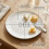 Dimples Cheese Plate 21cm Elegant Ceramic Dimple Effect and Cheese Debossed 3
