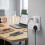 2 Way Plug Adaptor With Type C/USB 3