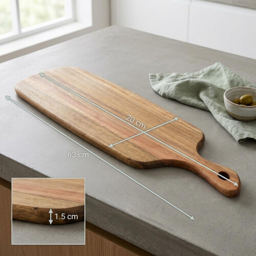 Acacia Wood Server Board 63x20cm 2